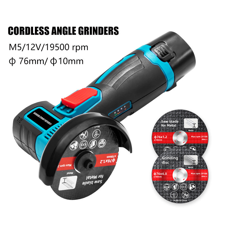 Brushless Rechargeable Mini Lithium-ion Angle Grinder