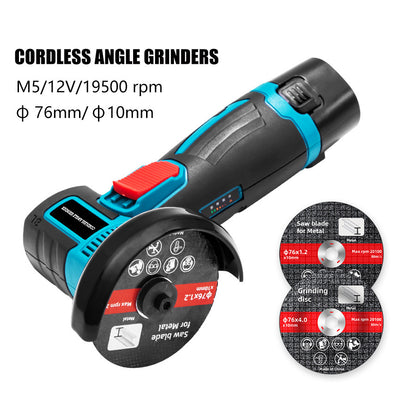 Brushless Rechargeable Mini Lithium-ion Angle Grinder