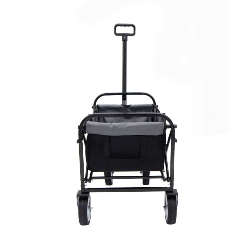 Minimeetall Strap Collapsible Foldable Wagon Cart With Strapping System, Beach Wagon , Utility Cart , Utility Wagon Grocery Cart For Camping Shopping Sports Gardeing Fishing Supports 225lbs