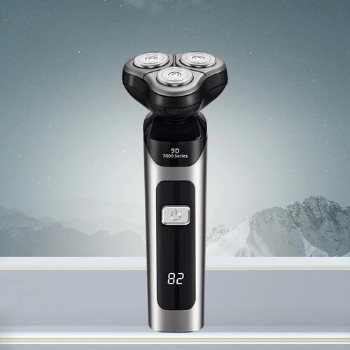 Electric Shavers for Men Portable Power Display 3D Floating Blade Full