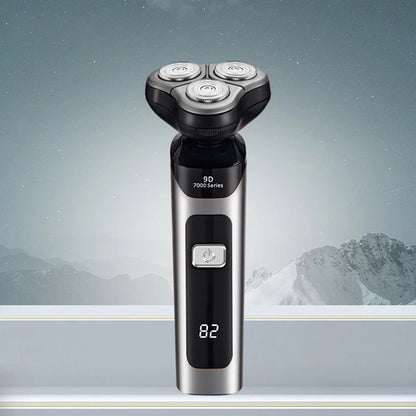 Electric Shavers for Men Portable Power Display 3D Floating Blade Full
