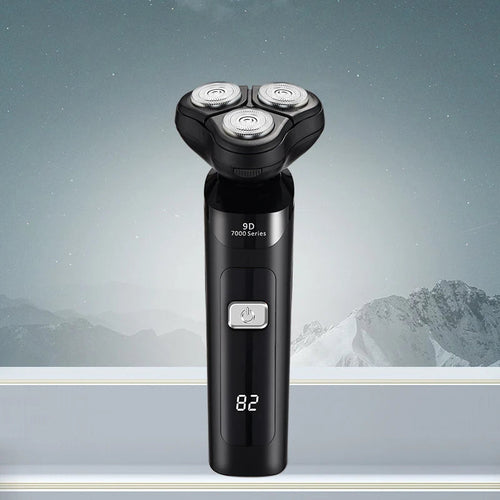 Electric Shavers for Men Portable Power Display 3D Floating Blade Full