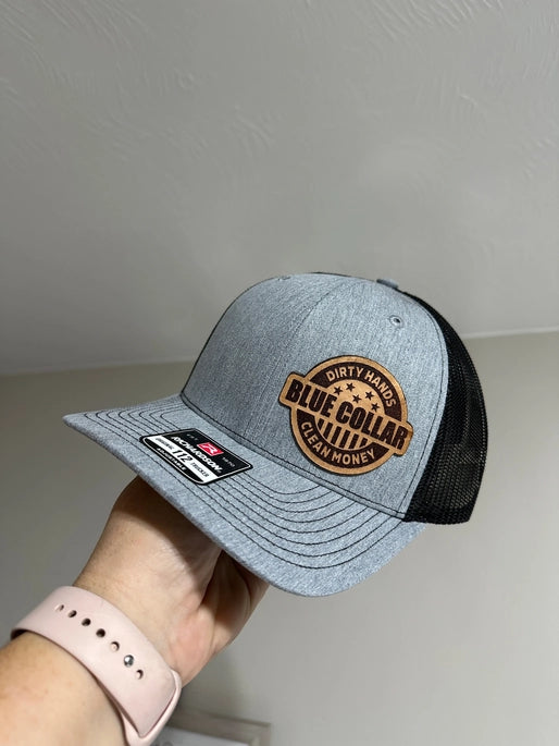 Dirty Hands Clean Money Blue Collar Hat- Richardson 112