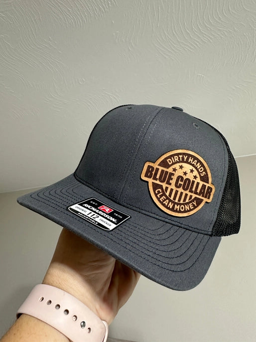 Dirty Hands Clean Money Blue Collar Hat- Richardson 112