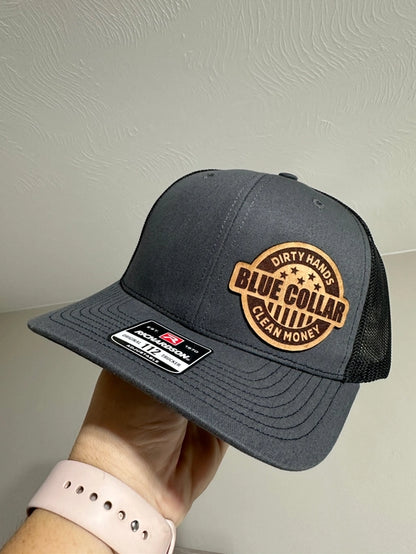 Dirty Hands Clean Money Blue Collar Hat- Richardson 112