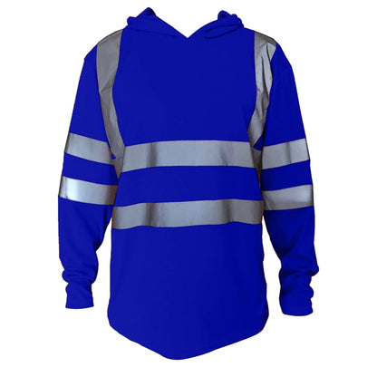 Long-Sleeve Safety Construction Work Reflective Hoodie
